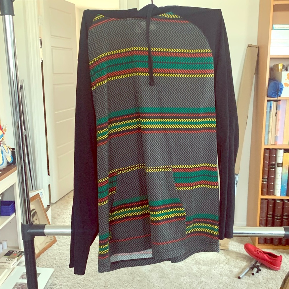 Multi colored reggae sweater